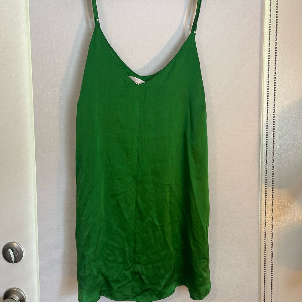 Posse Green Silk Dress